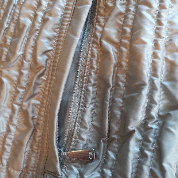 Fuchs Schmitt metallic light camel Quilted Jacket Size:  S/M - Picture 10 of 10